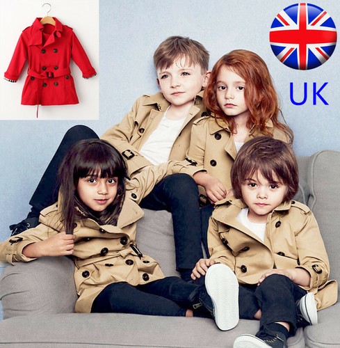 Kids boys girls jacket trench - boys/girls,