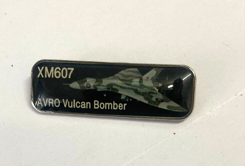 Avro vulcan bomber xm607 pin - bomber,