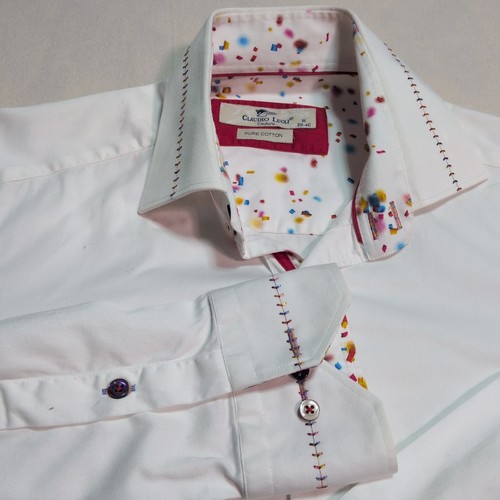 Claudio lugli mens white - lugli, shirt