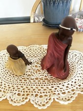 Two Soul Journey Figures by Maasai Native American Indian