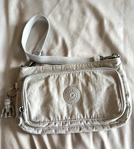 Kipling grey nylon shoulder - grey,