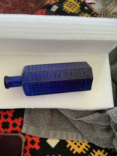 Antique cobalt blue glass - antique,