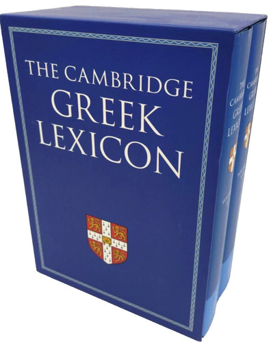 The cambridge greek - lexicon, 2