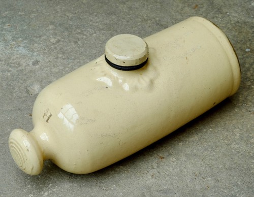 Vintage stoneware hot water - vintage,