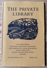 John Minton THE PRIVATE LIBRARY 1968 Book Illustrations RIGBY GRAHAM Journal