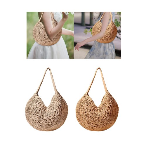 Straw beach bag shopping - beach,