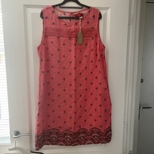 Next Linen Mix Dress - Size 16