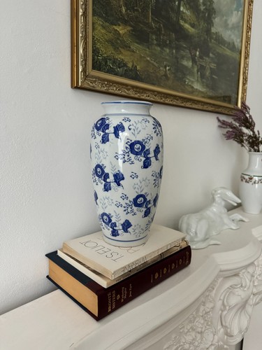 Vintage chinoiserie blue and - chinoiserie,