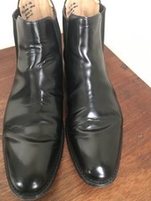 MEN'S CHURCH'S 'BEIJING' GOODYEAR WELTED BLACK LEATHER CHELSEA BOOTS - SIZE 7.5