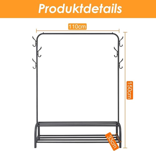 Heavy duty metal clothes rail - duty,