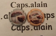 2 BEAUTIFUL CHAMPAGNE CAPSULES