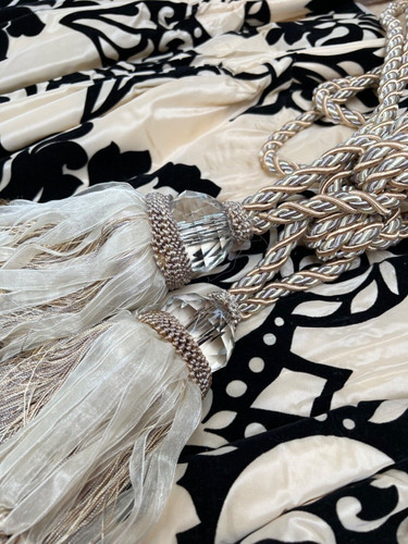 Beautiful faux silk curtains - faux,