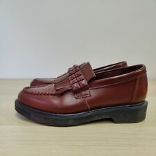 Dr Martens Adrian Honoka Red Cherry Studs Leather Loafers Tassels Uk 5 Shoes