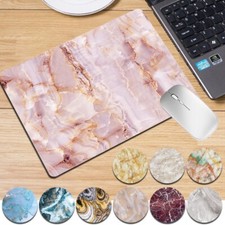 UK Black Fabric Mouse Mat Pad High Quality 5mm Thick Non Slip Foam 25cm x 21cm