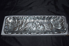 Vintage ARTHUR COURT Tray Bunny Rabbits Aluminum Alloy  1986 UNUSED