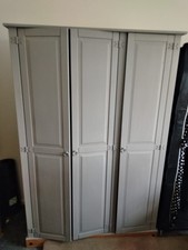 Mexican Pine Triple Wardrobe
