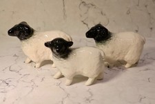 Ceramic Sheep Figurines Beautiful Herd China Pottery Handmade