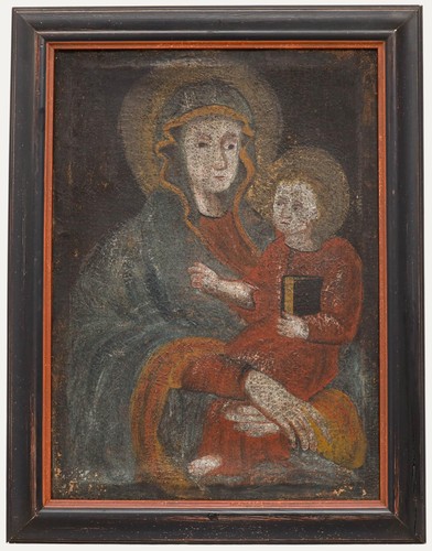 17th century oil madonna - 17th, and