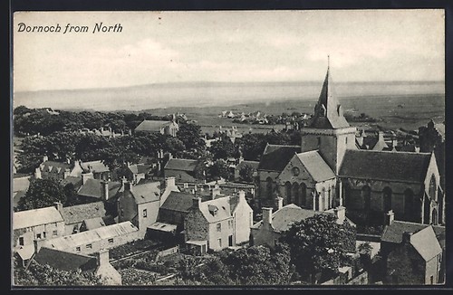 Postcard dornoch panorama - postcard,