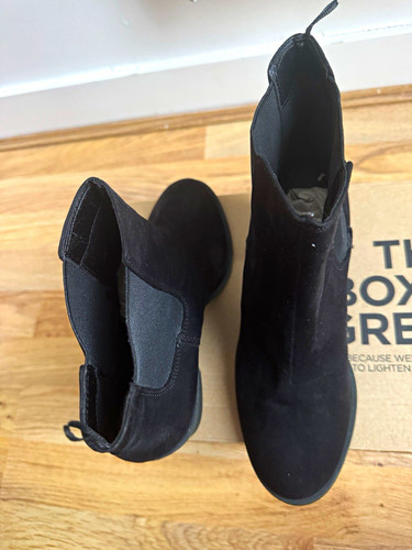 Women black suede - black,