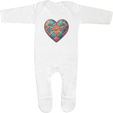 'Tartan Love Heart' Baby