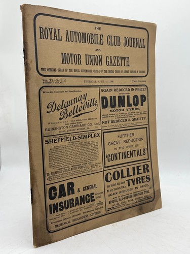 1908 rac royal automobile - rac, club