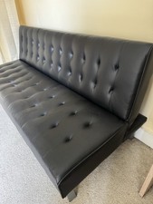 Faux Leather Sofa Bed Recliner 3 Seater