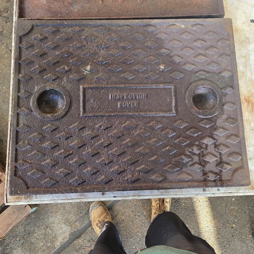 Cast iron manhole - iron, 665mm
