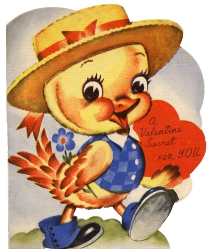 Vintage valentine greeting - vintage,