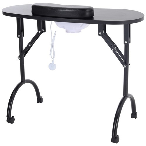 Foldable manicure table with - foldable,