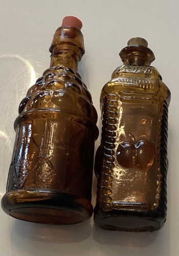 Vintage small amber glass - vintage,