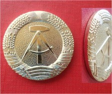 GDR aluminium emblem medal for