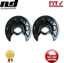 2x Rear Brake Disc Dust Cover