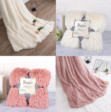 Large Faux Fur Blanket Soft
