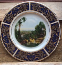 Vintage Fancy Decorative Cake Plate/Serving/China/Wall Or Cabinet Plate/Ornate