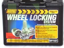 Pair (x2) of locking wheel bolts, M12 x 1.5mm, Trailers, Caravans, Maypole, Ifor