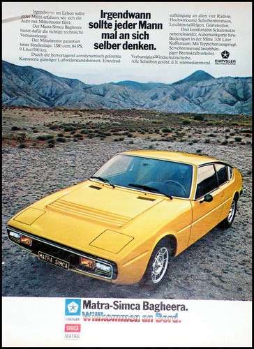 Matra simca bagheera original - matra,