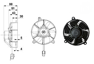 Comex fan - comex, (130mm)