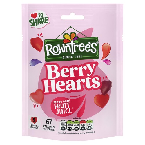 Rowntree berry hearts - rowntree’s,