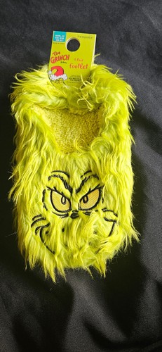 Grinch footlet slipper socks - footlet,