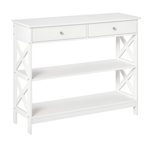 Homcom console table side - side, desk