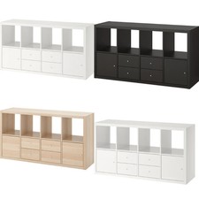 Kallax shelving unit with - unit, 4
