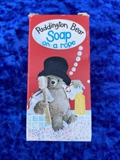 1977 Paddington Bear SOAP ON A ROPE Never Used BOXED Vintage 