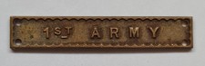 1st Army clasp -