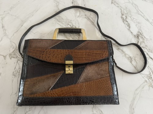 Vintage german crocodile skin - crocodile,