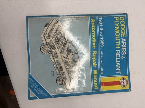Haynes 723 dodge - dodge, aries