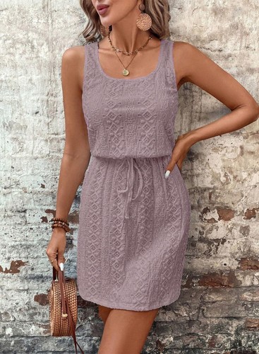 Women drawstrings dress - drawstrings,