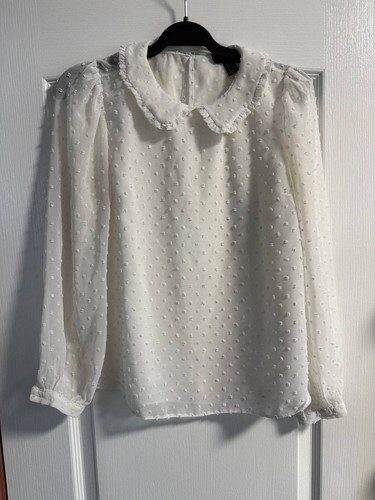 New look white dobby mesh - white,