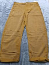 Pilcro Anthropologie The Bow Boyfriend Jeans Womens Brown Size 32 RRP £90 BNWT