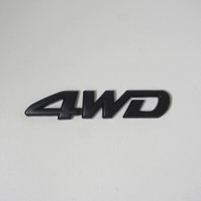 1x Matte Black 4WD New Metal